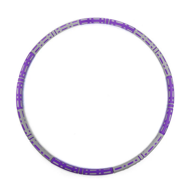 Removable Fitness Hoop Massage Foam Adult Weight Loss Training Equipment Sturdy and Soft Bodybuilding Exercise Hula Circle 1 PC