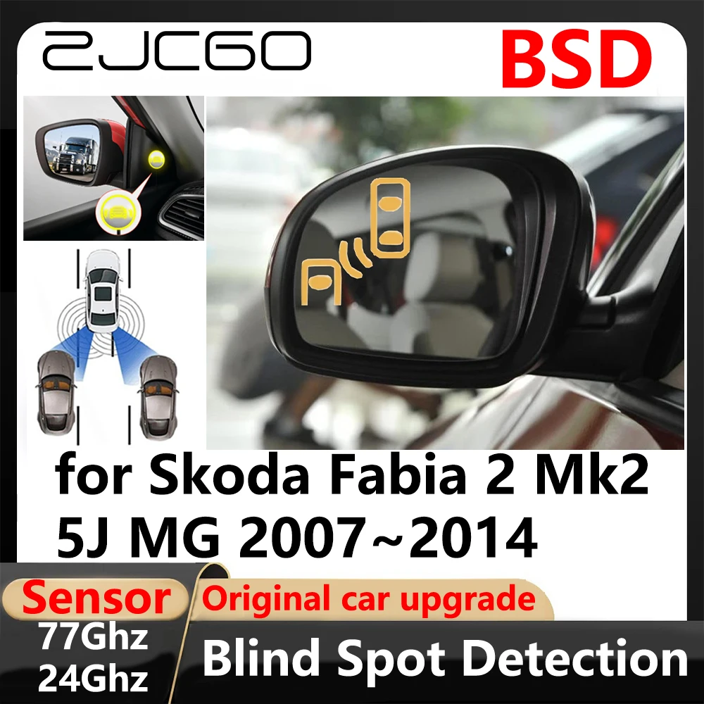 

BSD Blind Spot Detection Lane Change Assisted Parking Driving Warnin for Skoda Fabia 2 Mk2 5J MG 2007~2014