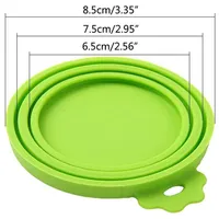 Silicone Pet Can Lid Portable Dogs Cats Storage Tin Cap Lid Soft Seal Cover Canned Lid Pet Items Health Pet Daily Supplies 2