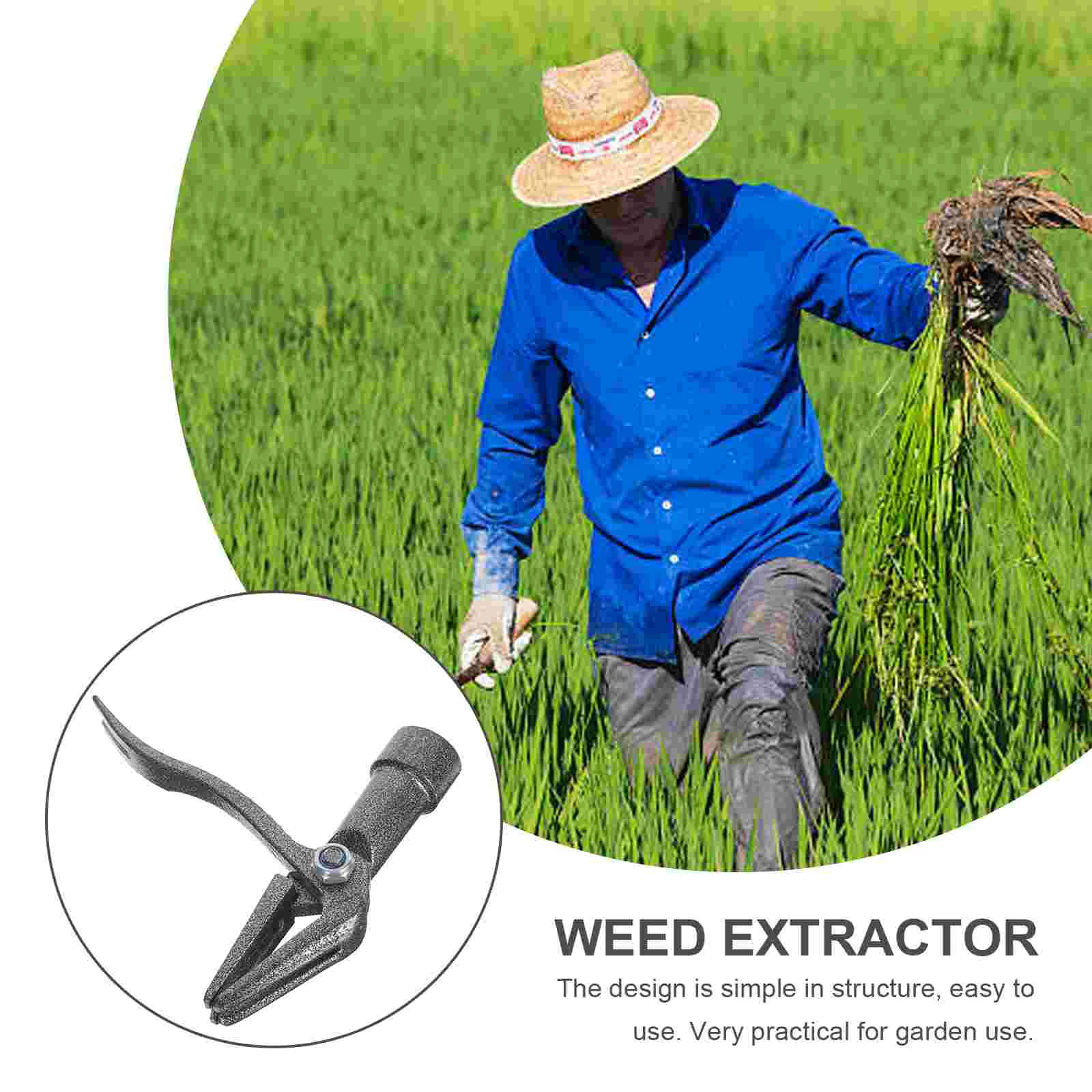 Weeder Weeding Household Hand Garden Manual Remover Root Tool Tools Digging Extractor Deeper Removal Easy Cultivator Puller 6