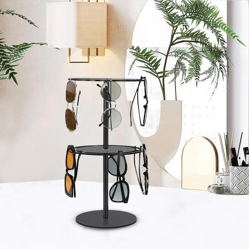 Acrylic Rotating Sunglasses & Eyewear Holder Display For 28 Pairs