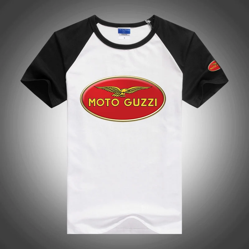 designer shirts 2022 Summer New Moto Guzzi Print Comfortable Solid Color Leisure Breathable Decal T-shirt Fashion Casual Round Neck Cotton Tops men t shirts T-Shirts