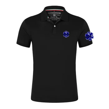 EMT PARAMEDIC Stampa 2025 Nuova polo regolare da uomo T-shirt estiva fresca traspirante ad asciugatura rapida Moda a maniche corte