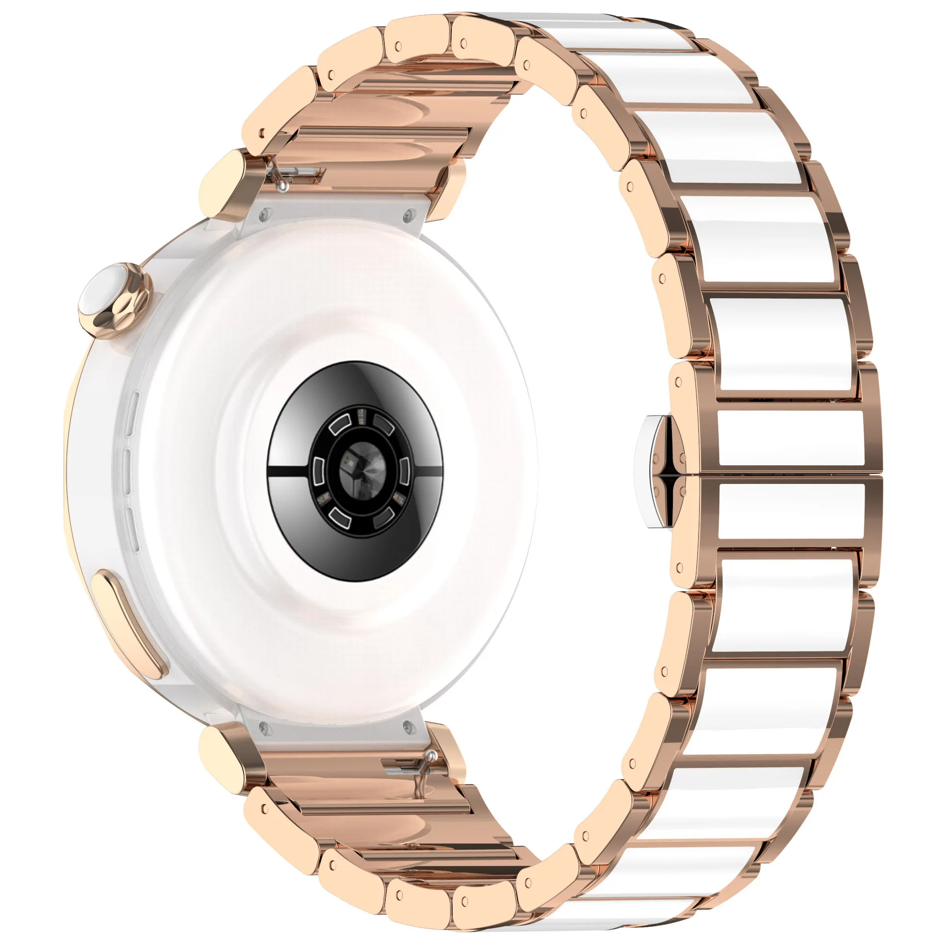 Elegant 18mm Ceramic Watch Strap Bracelet