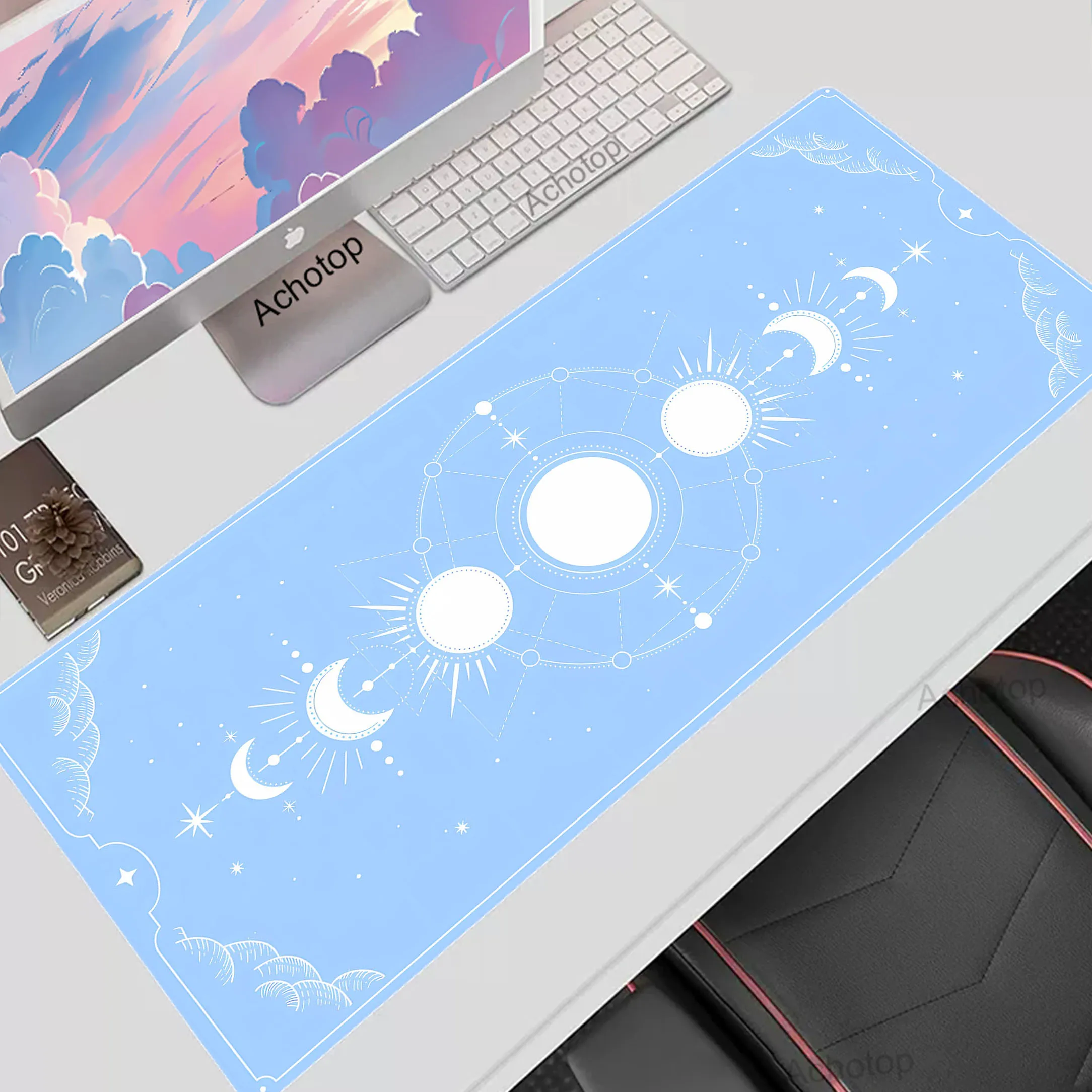 thumbnail image 1 of Alfombrilla de ratón Moon Space XXL, alfombrillas para escritorio de ordenador, arte africano, alfombrilla para teclado, alfombrilla de escritorio para ordenador portátil, alfombrilla de ratón de escr, 1 of 4