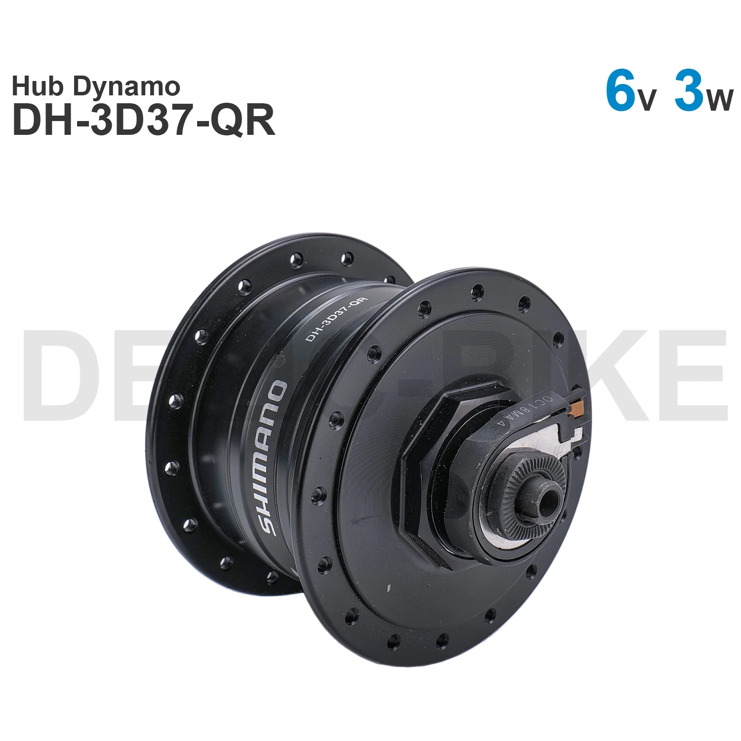 SHIMANO - Hub Dynamo DH-3D37-QR DH-3D32-QR DH-3D32-NT Disc Brake