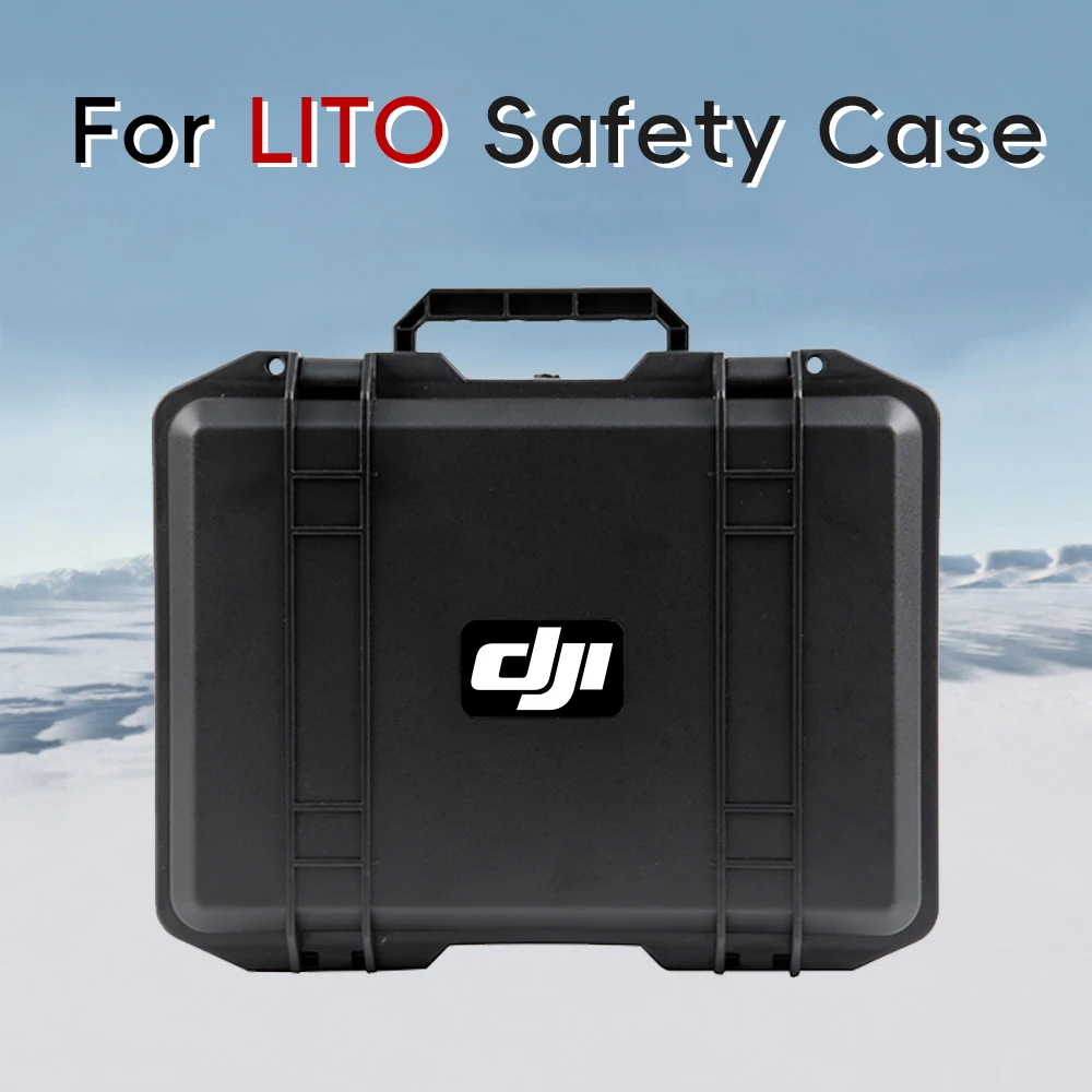 Wasserdichte Hartschalen-Schutzhülle für DJI LITO 1 X1 Drohne, stoßfest, tragbar, RC-N3 Aufbewahrungsbox, Zubehör_voghion.com