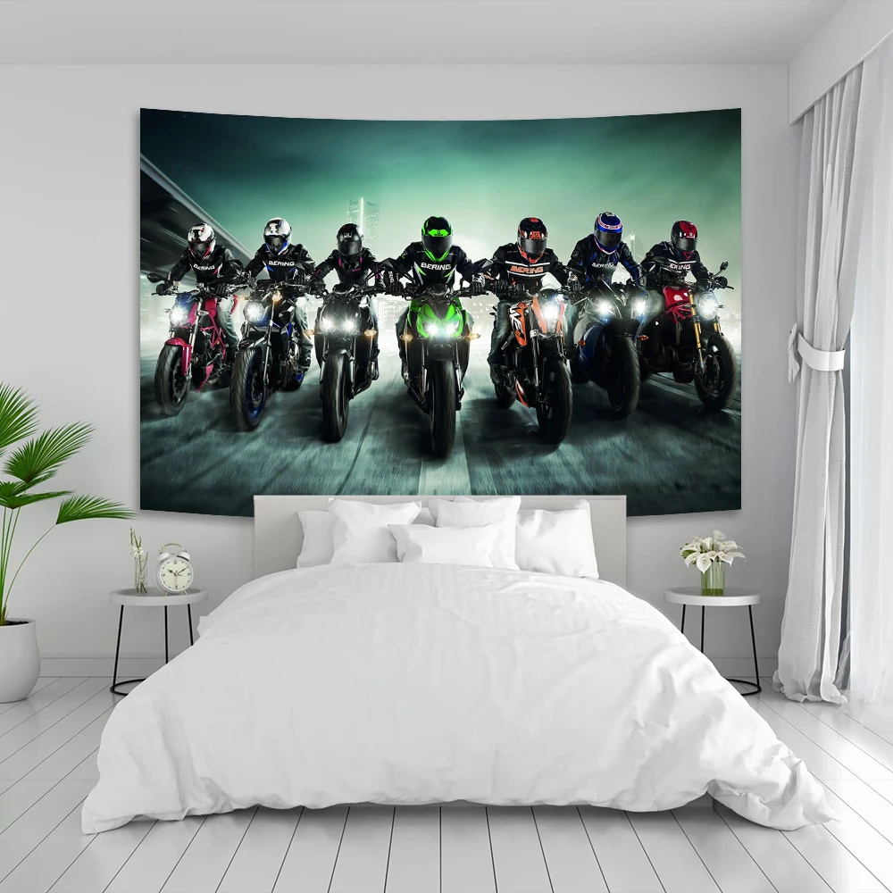 

90×150cm A-Yamahas-A Tapestry Hippie Home Décor Printed Interior Decoration Fabric Tapestry For Wall