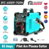 bestarc 65Amps Pilot Arc Plasma Cutter BTC650DP With Air Sensor Technology & Digital Screen Display | 20MM Max Cutting Thickness 1