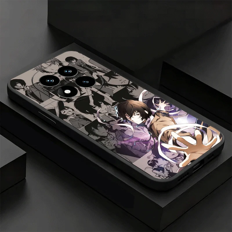 Bungo Stray Dogs Stylish Manga Phone Case - Black & White Couple Design