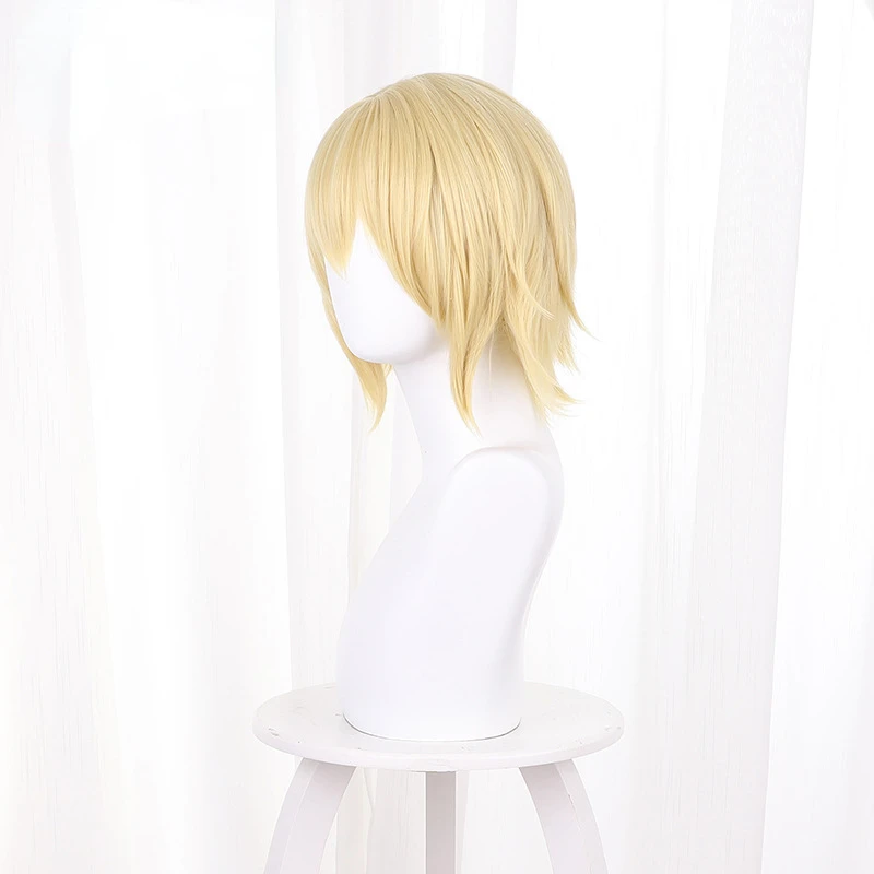 Genshin Impact Dainsleif Cosplay  Wig Blond Wig Cosplay Anime Cosplay Wigs Heat Resistant Synthetic Wigs Halloween