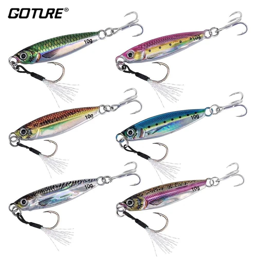 Goture Saltwater Jigging Fishing Lure 7g 10g 15g 20g 25g 30g 40g