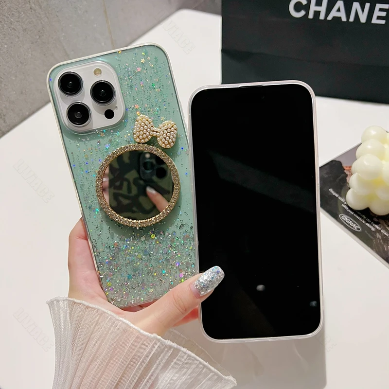 Coque de téléphone à paillettes miroir Quicksand, étui pour Huawei P50 P30 P20 P10 P9 Lite 4G 5G P40 Pro P Smart Plus Z 2019 2020_voghion.com