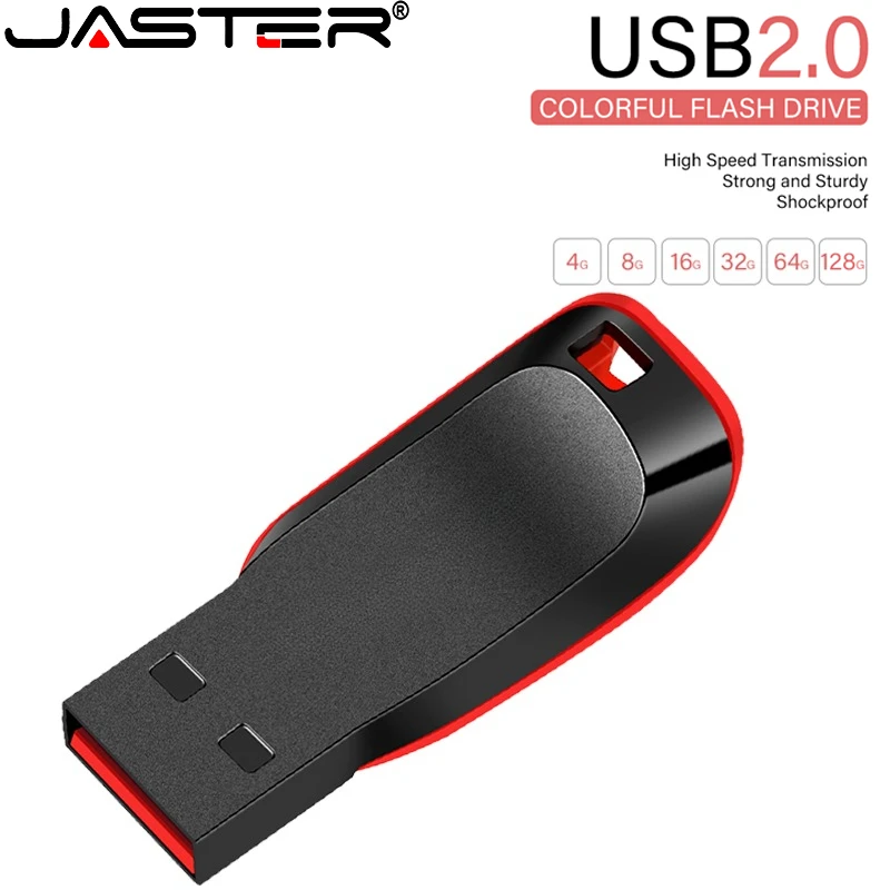 USB Flash Drive 128GB 64GB 32GB 16G 8G 4G Plastic Memory Stick Black Pen Drive For TV Audio Laptop
