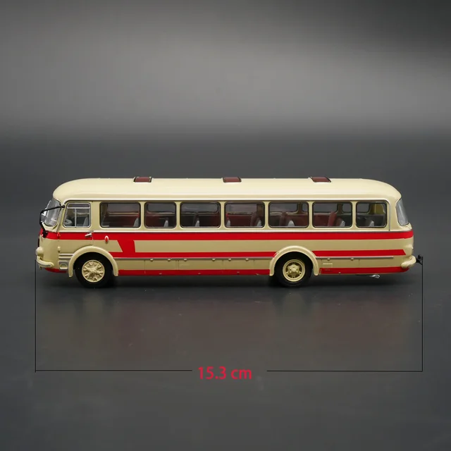 1:43 Scale Skoda 706 Krosa Bus Car Model Beijing Public Transport Classic  Car Model Bar