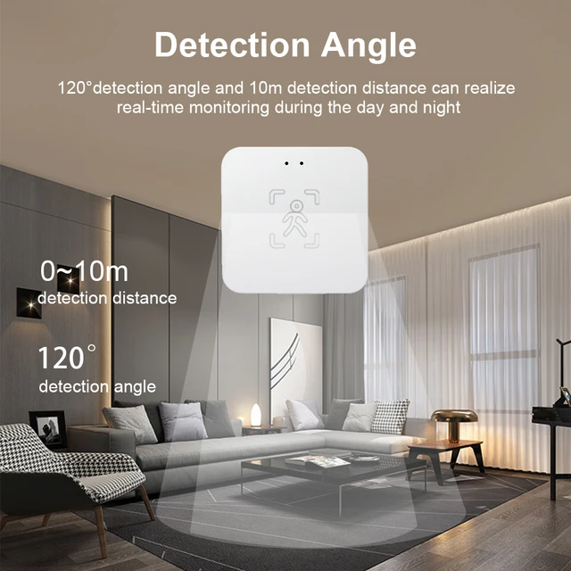 Tuya WiFi/Zigbee Human Presence Sensor MmWave Radar Detector With Luminance Sensor For Smart Home replace PIR Sensor 5