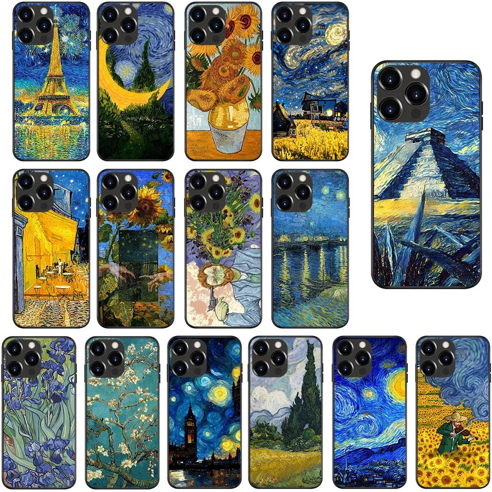 Ai-75 Van Gogh Girasoli Custodia Morbida Per Realme Narzo 20 7 7I C17 8 3I 3 5 5I 5S 6I 6 6S 7 Pro