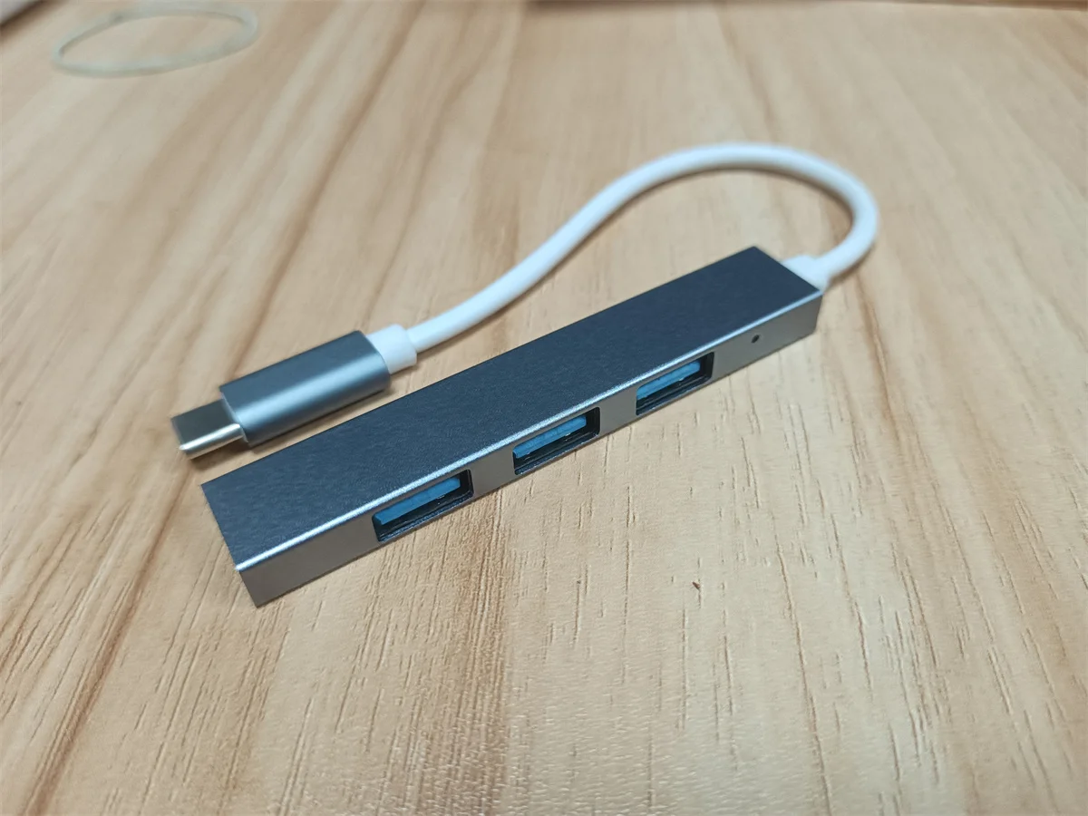 USB Hub2.0 Type C 4 Port Hub OTG High Speed Splitter Multiport Docking Stations Computer Accessories for Mac bookPro/Iphone