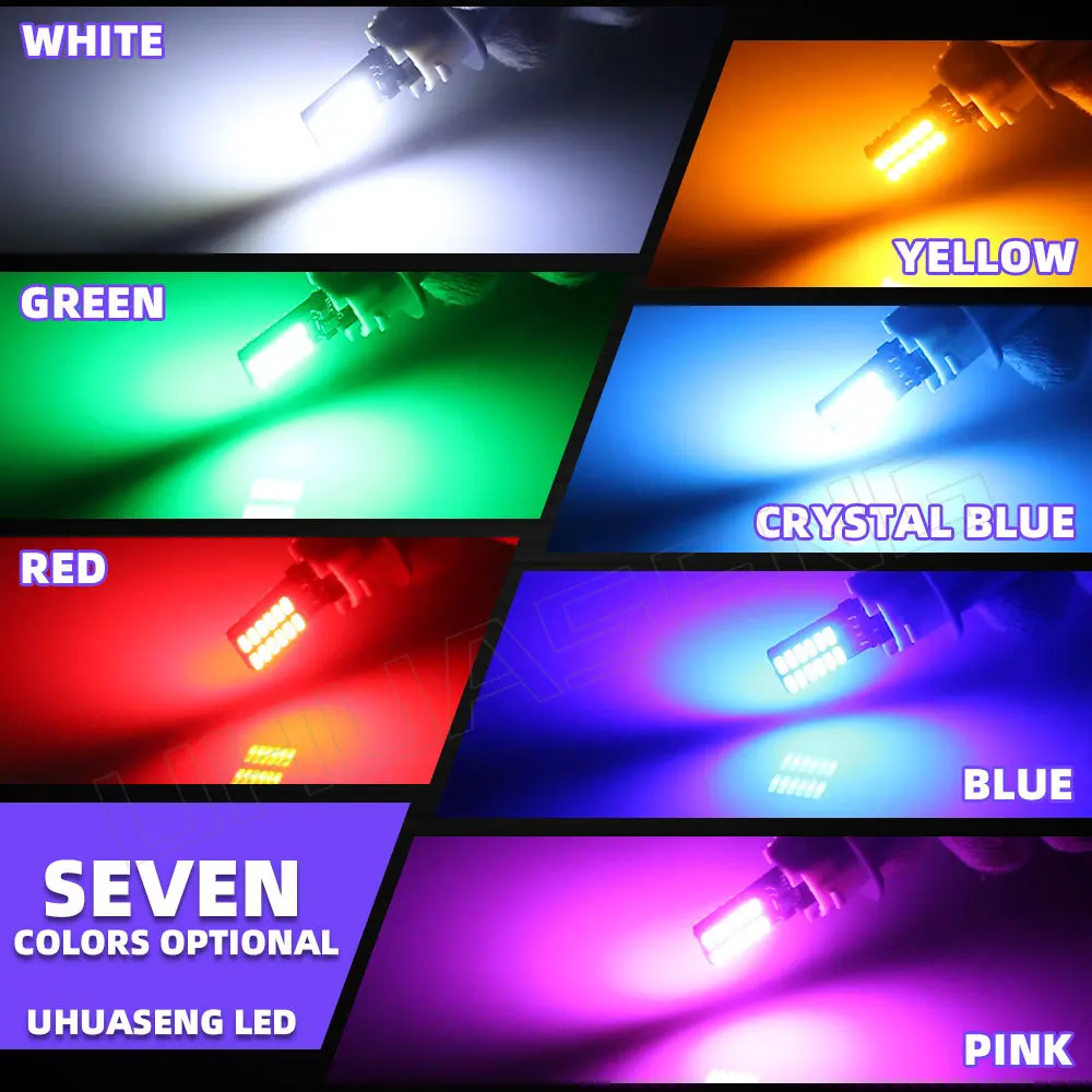 UHUASENG 2PCS Led T10  BA9S BAX9S BAY9S H6W H21W W5W T4W 4014 ׸ ĸ Ȱ ǥñ ȣ  ڵ   12V