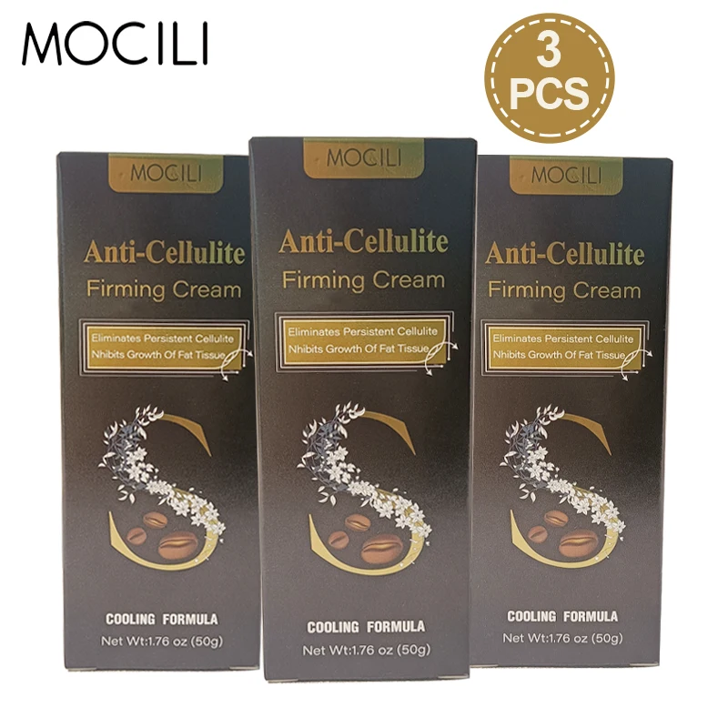 Anti Cellulite Firming Body Cream Anti Sagging Aging Lifting Cooling Formula Moisturizing Shaping Body Care 50g * 3pcs