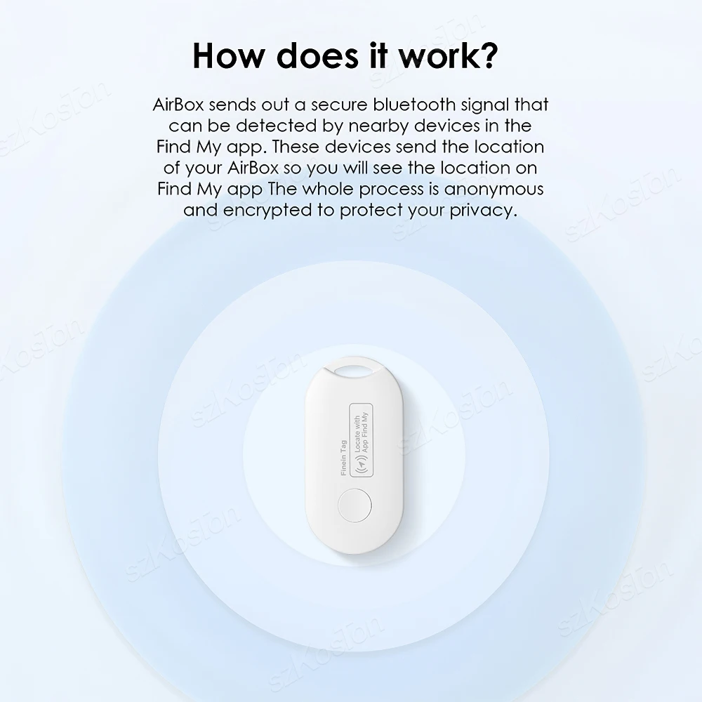 Mini GPS Tracker For Apple Find My APP Smart Tag Tracking Device Bluetooth-compatible Finder for IOS System Keys Wallet Bags 4