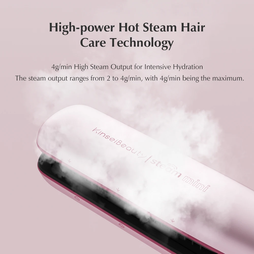 مكواة فرد البخار Kinseibeauty مع نظام تعليق هوائي...