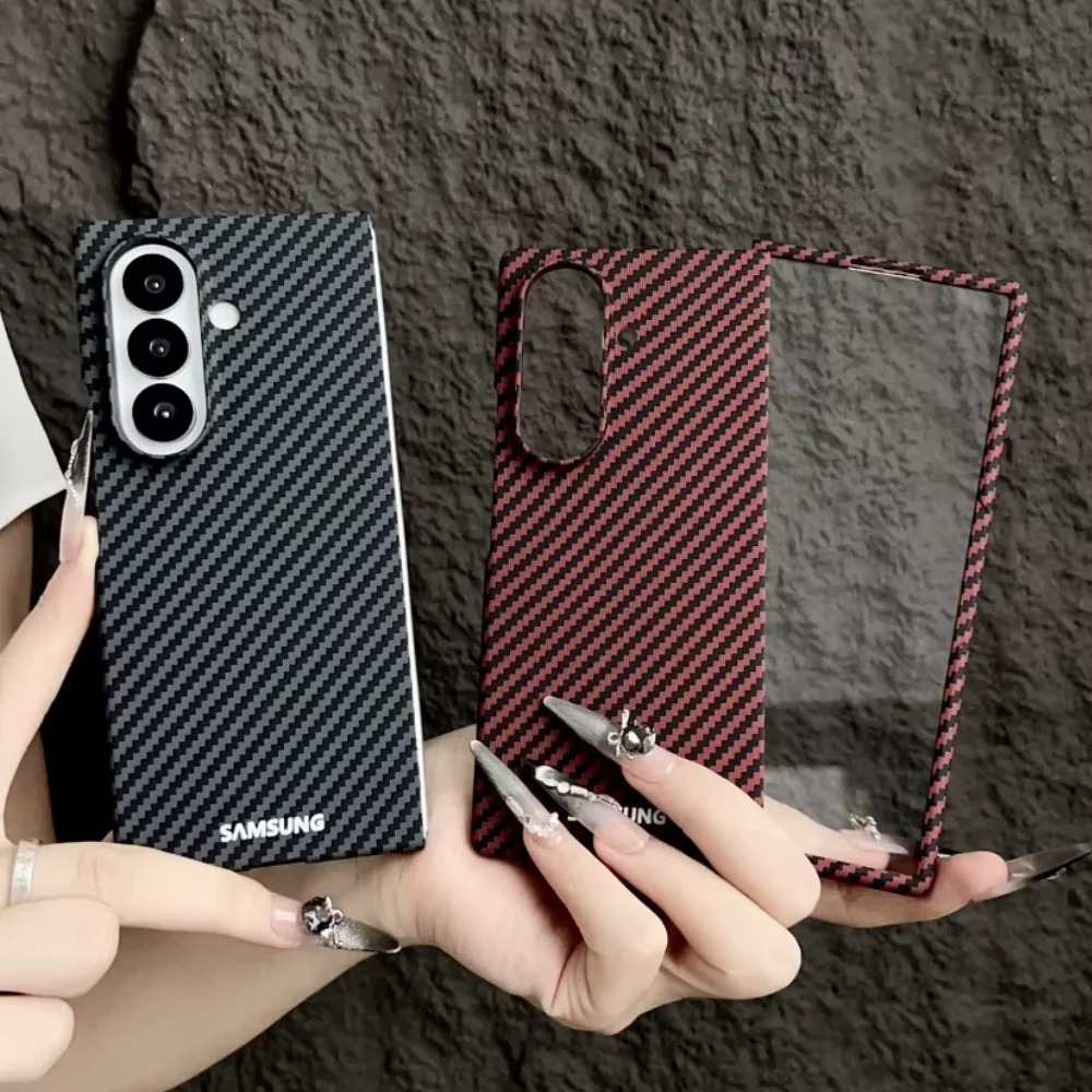Premium Aramid Fiber Case with Magnetic Charging & Screen Protection
