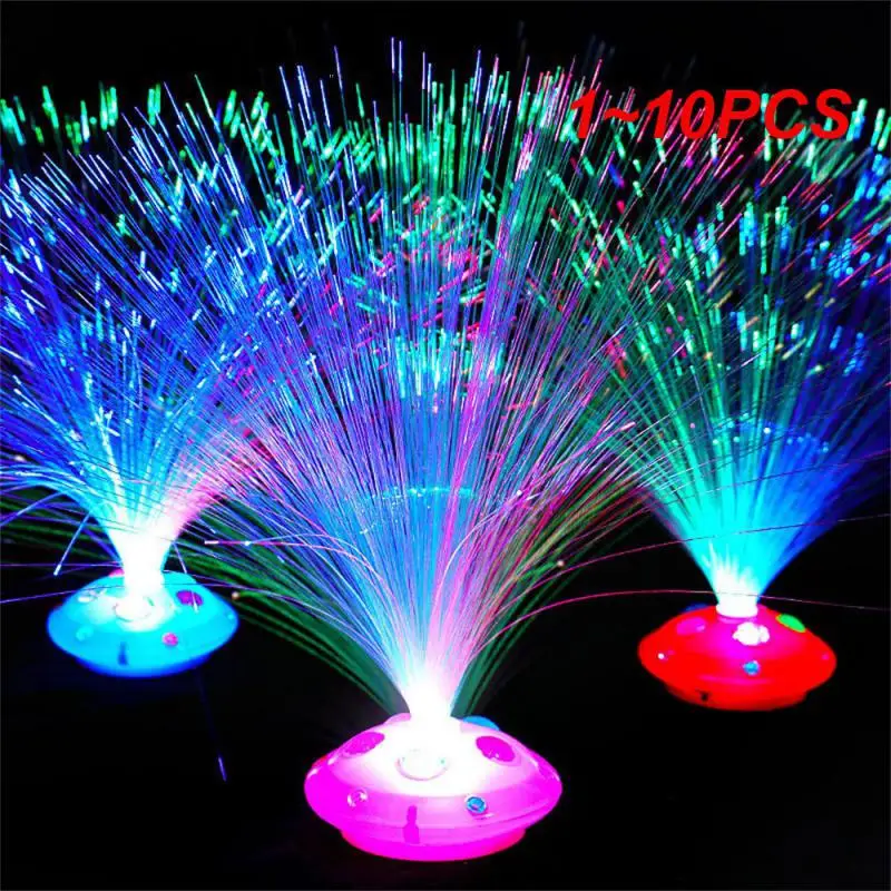 

1~10PCS Color Changing Fiber Optic Lamp LED Firework Night Light for New Year Christmas Party Holiday Lighting Home Decors Fairy