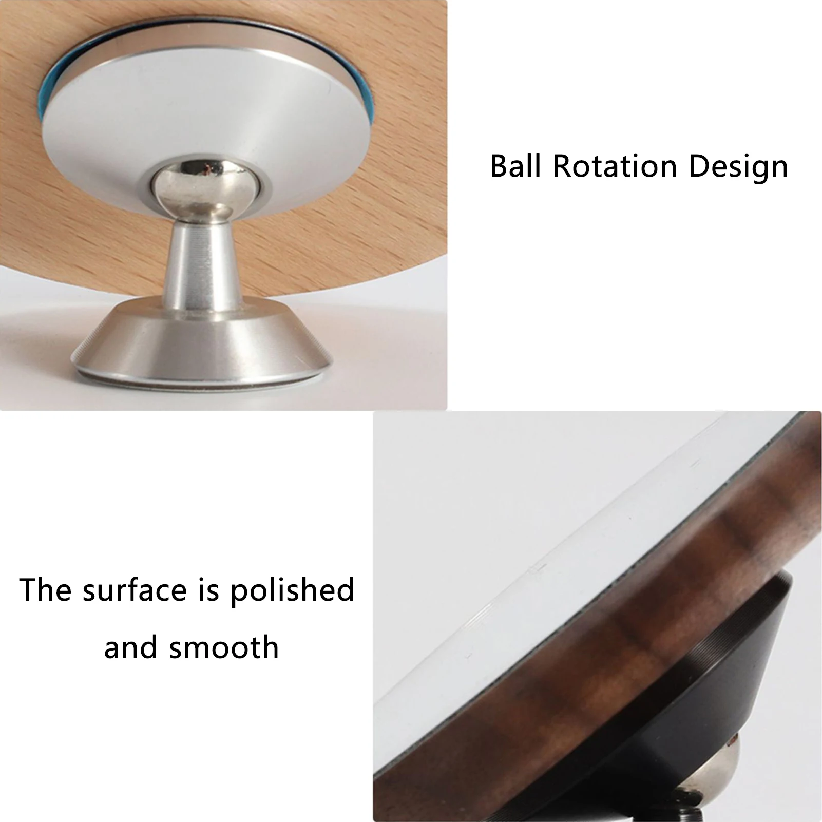 Espresso Lens Flow Rate Observation Swivel Angle Ball Joint Magnetic Coffee  Reflective Mirror Coffee Machine Tools Wooden Base - AliExpress