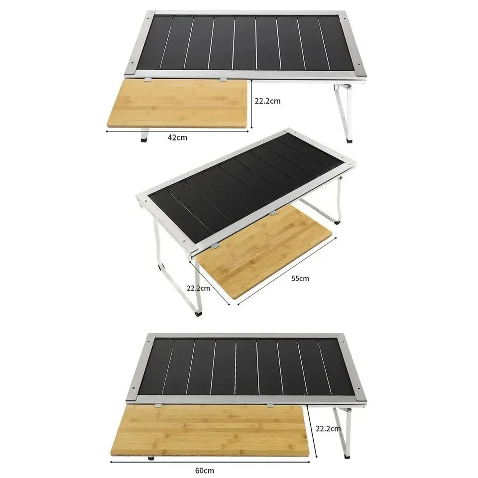 Smilodon-ポータブル折りたたみ式igtテーブル ピクニックユニット バーナー用火鉢 屋外キッチンシステム用アクセサリー Smilodon-ポータブル折りたたみ式igtテーブル,ピクニックユニット
