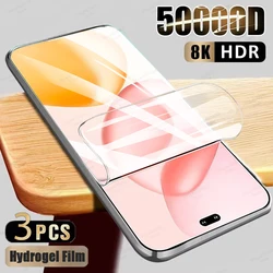 3 - Pack Hydrogel Screen Protector Set, Universal Fit, Premium Screen Coverage - Hydrogel Film