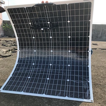 Flexible Solar Panel PET 120W 120 Watt 12V Solar Battery Charger Off Grid Car Caravan Camping Motorhomes Phone Fan Home Boat