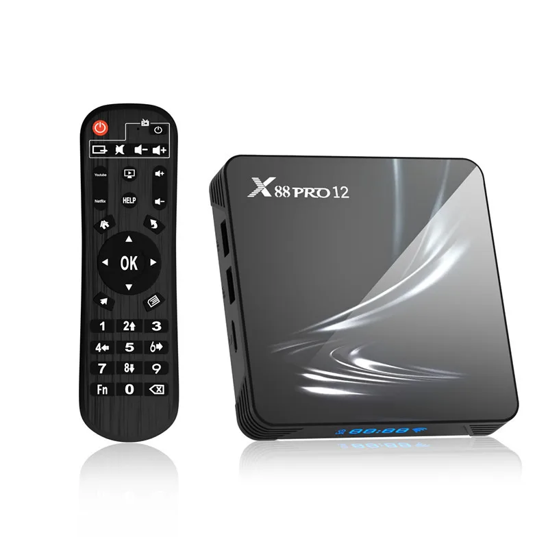 X88 Pro 12 set-top box rk3318 Android dual band high-definition dual band WIFI