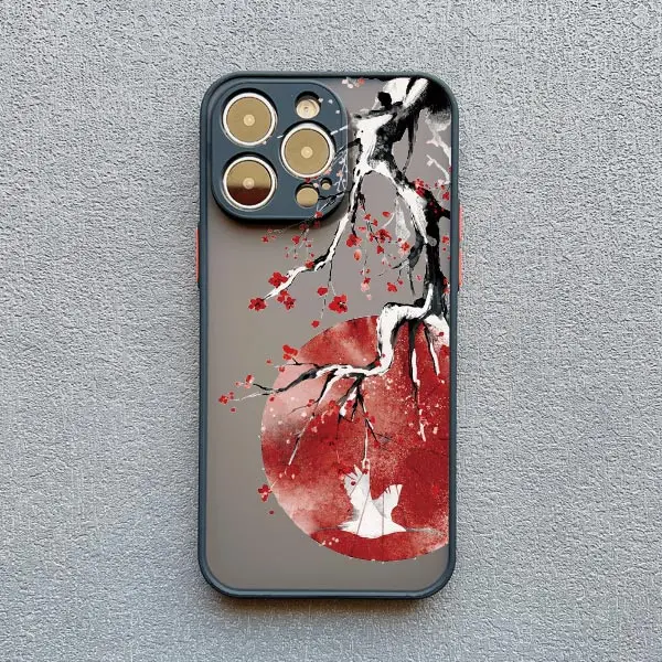 Pink Peach Blossom Floral Phone Case - Elegant Flower Back Cover