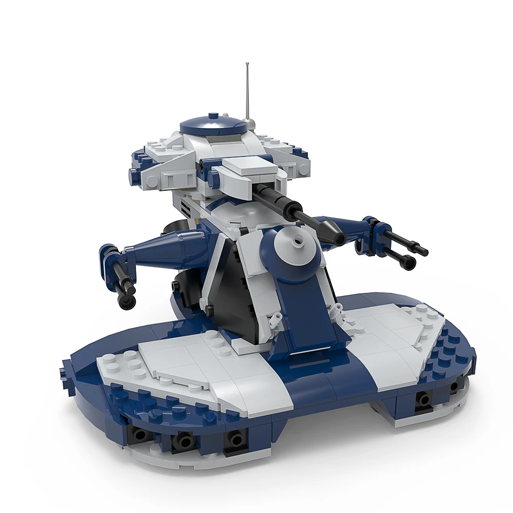 Buildmoc Interstellare War Combat Military Tanks 75283 Aat Tank Building Block Wars Assault Vehicle Brick Educational Toys Kids