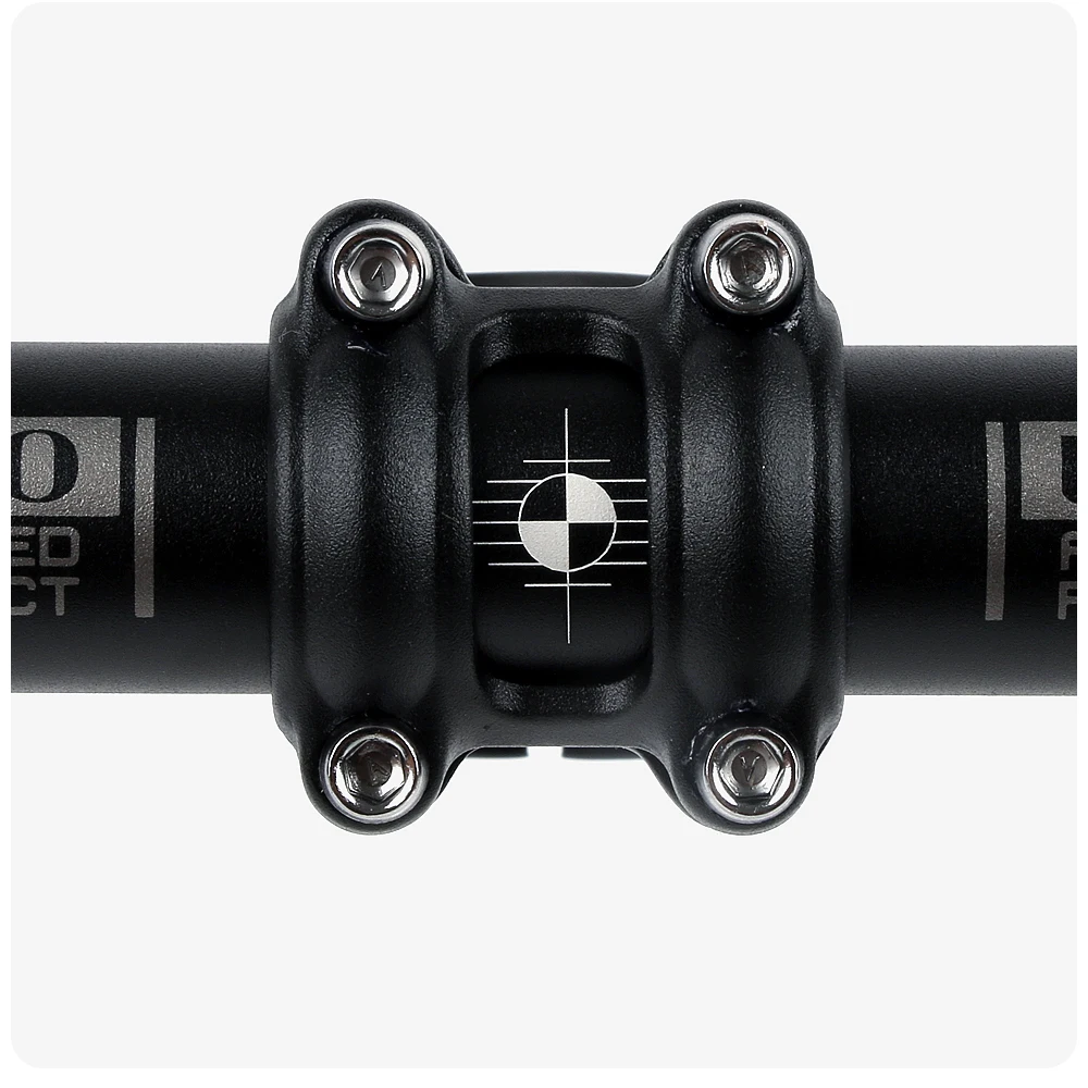 UNO Fahrrad Vorbau Ultraleicht 7/17/35 Grad 28,6x25,4 MM 60-130 MM MTB Road Vorbau Fahrrad für Gabel Berg MTB Fahrrad Kalloy Schwarz Splitter – Detail 8