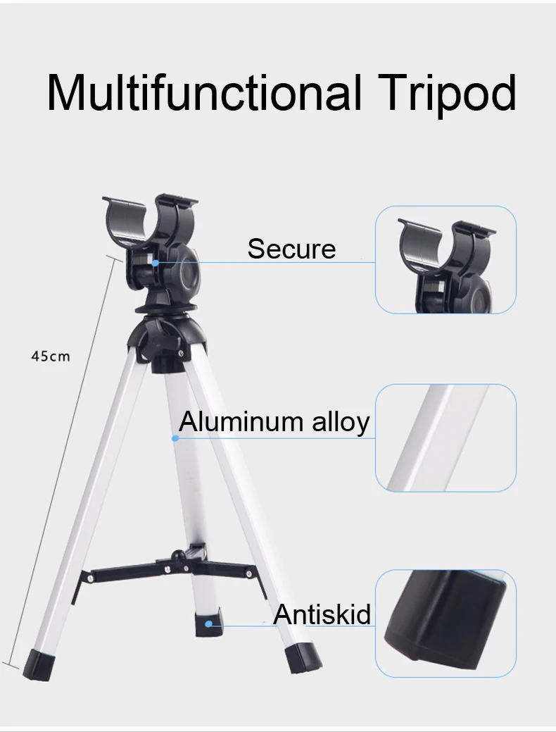S94346f8d95074bf491e938657d0d8c42K 40040 teleskop astronomiczny monokularowy profesjonalny teleskop astronomiczny odbijające Spyglass Camping dla podróży dzieci prezenty