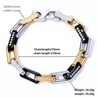 Bracelet en bambou en acier au titane pour hommes et femmes, accessoires de bijoux hip-hop, ne se décolore pas, haute qualité, mode 2024 4