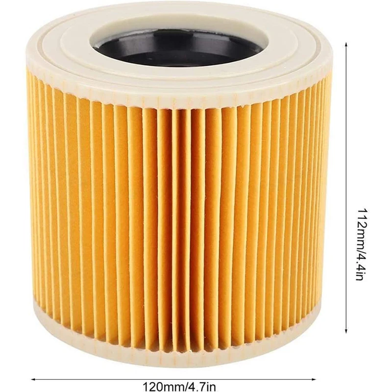 Accesorios de repuesto para aspiradora CARBONLIKE para elemento de filtro  Karcher Ad3.200 liwang
