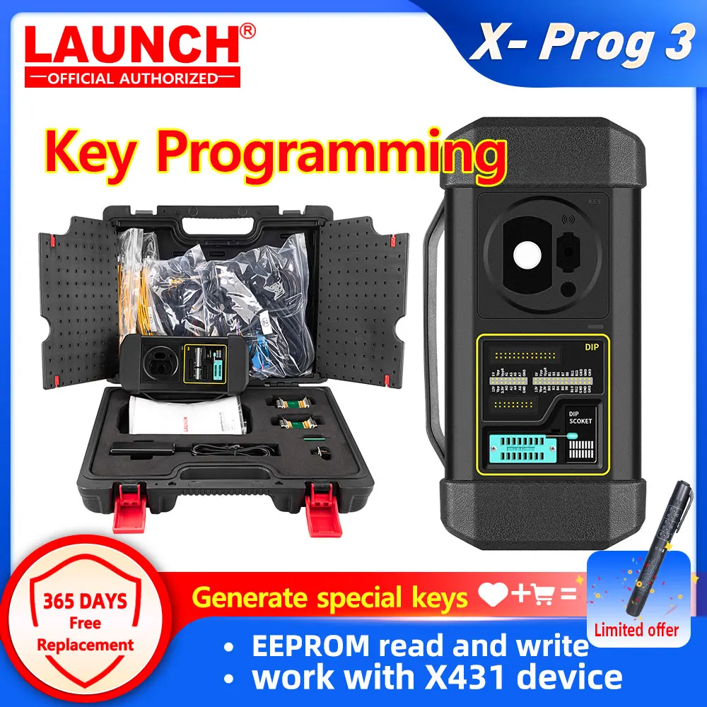 LAUNCH X431 X-PROG 3 Key Programming Diagnostic Tool Auto Professional Immobilizer Programmer XPROG For X431 V X431 V+ PAD V PAD