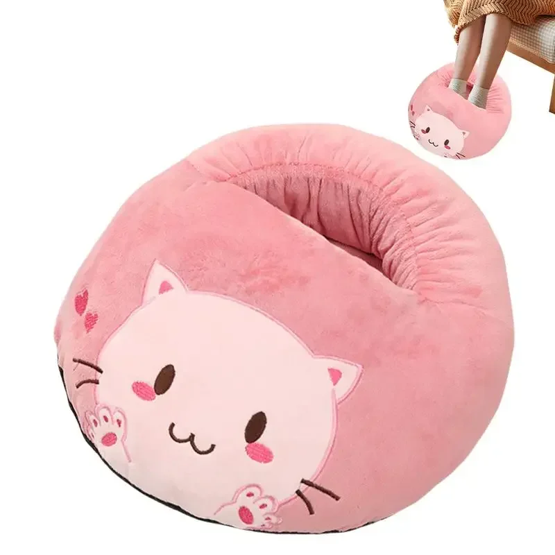 USB Foot Warmer Foot Heater Thermal Heater for Soft Plush Warm Foot Cover Electric Heating Feet Warmer for Home Bedroom