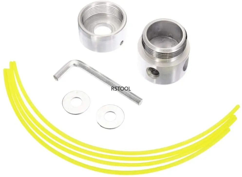 Aluminum Grass Trimmer Head Brush Cutter Head Lawn Mower Accessories Cutting Line for Strimmer Replacement grass trimmer head aluminum trimmer head brush cutter accessories mower accessories