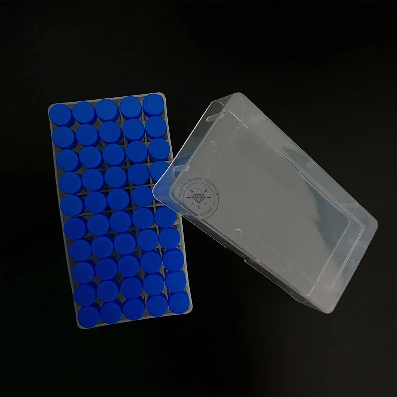1Set Include One Piece 50- Lattice Storage Box For Store Cryovial+50Pieces 1.8ml Plastic Refrigerating Tube