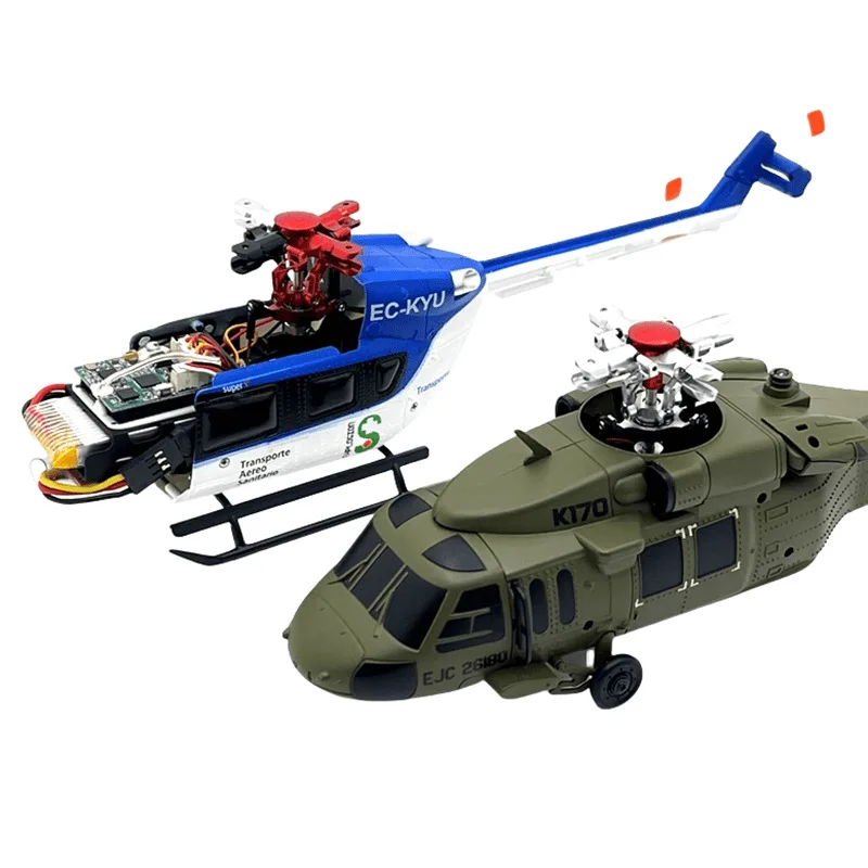 WLtoys K170 RC ヘリコプター WLTOYS XK K170 | BlackHawk UH-60L - ヘリモンスター