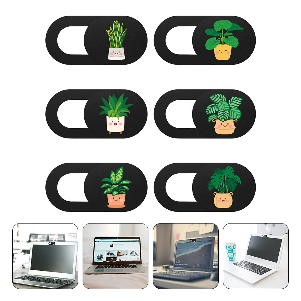 

6 PCS Camera Cover Tableta Con Pantalla Laptop Webcam Slide for Desktop Stoppers