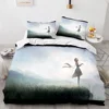 Game Genshin Impact Comforter Bedding Sets Quilt Bed Cover Duvet Cover Pillow Case 2-3 Pieces Sets Kids Adult Size 3