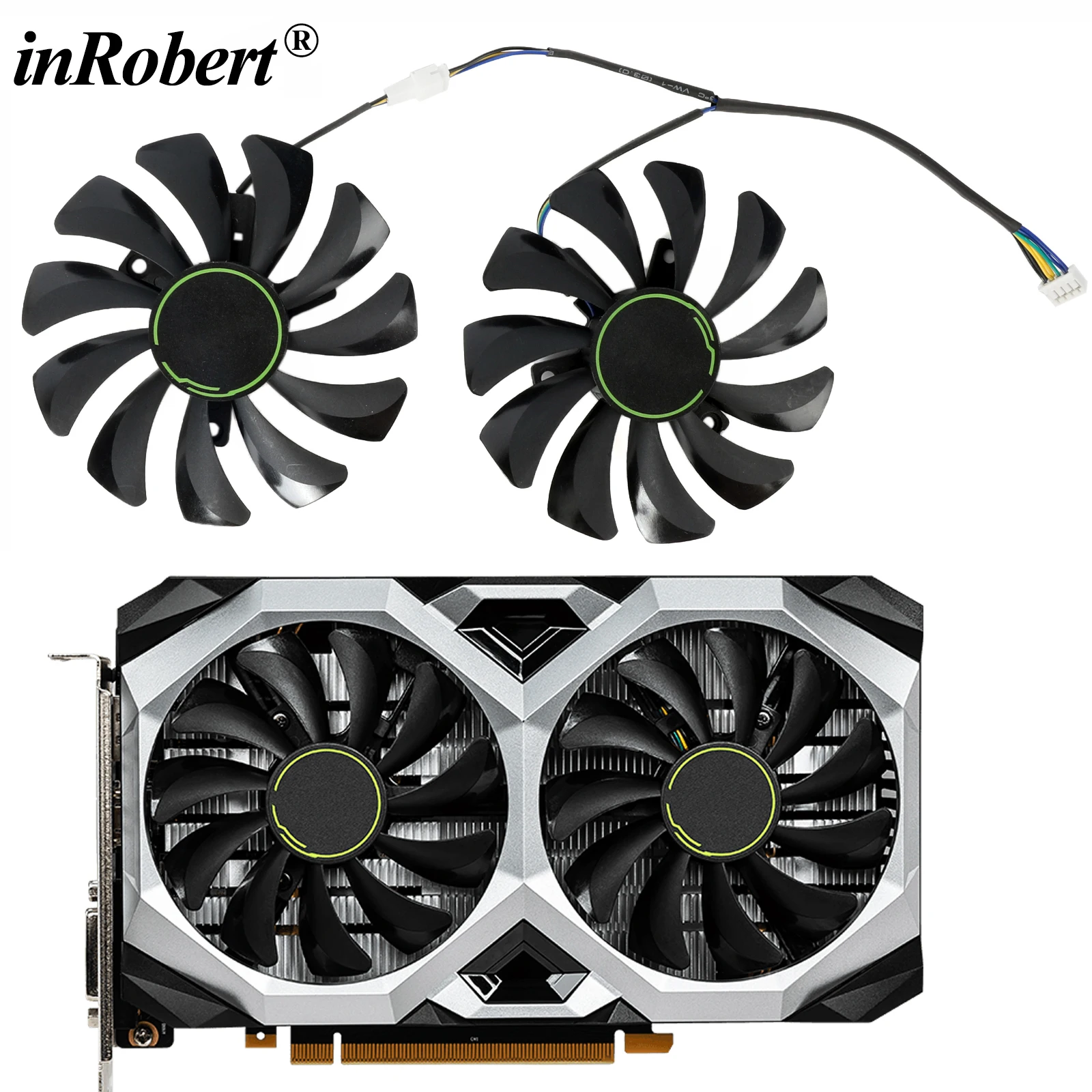 Sostituzione Ventola Di Raffreddamento 85Mm Ha9010H12F-Z Per Scheda Grafica Msi Geforce Gtx1660 Gtx 1650 1660Ti Rtx 2060 Super Ventus Oc