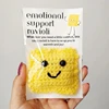 1PC 100% NEW Emotional Support Ravioli Knitted Positive Energy Pocket Doll With Card For Home Room Decoration Gift 3