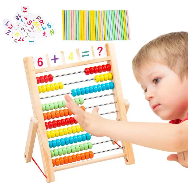 

Обучающие абакусы для детей, деревянные абакусы, Обучающие счетные рамы, игрушка, обучение счету, сложение и вычитание математических игрушек