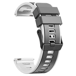 Silicone Strap for Xiaomi Watch - Premium Replacement Band, 22mm Bracelet Accessories (Gray white)